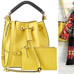 Chloe Gala Medium Bucket Bag Leather Crossbody